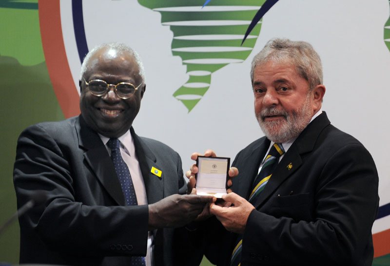 Lula recebeu prêmio oferecido pelo Programa Alimentar Mundial da ONU