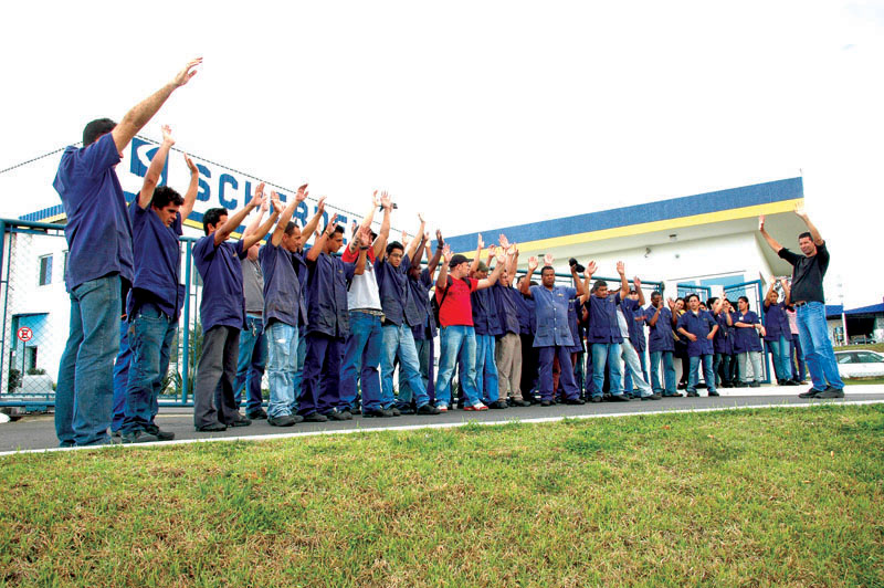 Trabalhadores da Sherdel (foto) também estão mobilizados por uma campanha salarial vitoriosa