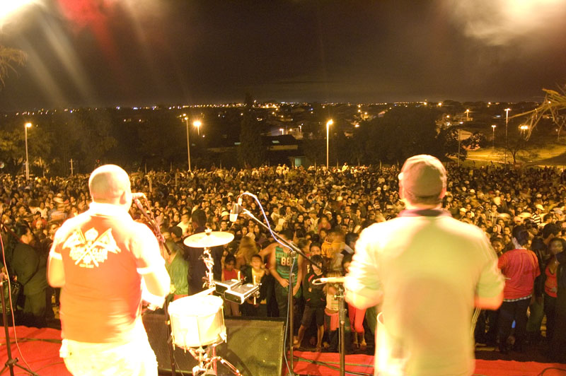 Publico lotou o parque da Vila Formosa para participar da Festa do Trabalhador promovida pelo Sindicato dos Metalúrgicos de Sorocaba e CUT local