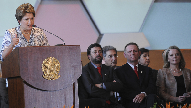 A presidenta Dilma Rousseff participa da abertura do Encontro Nacional com Novos Prefeitos e Prefeitas