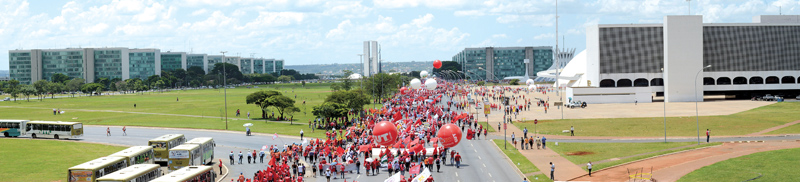 Em marçodeste ano, Marcha a Brasília reuniu mais de 50 mil trabalhadores