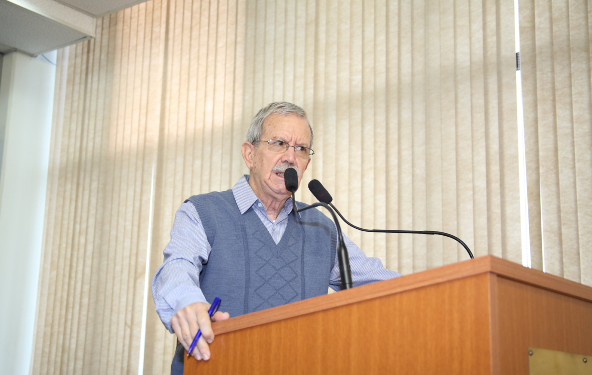 O professor Oswaldo Noce, ex-vereador e aluno do curso de Farmácia e Bioquímica da USP, preso durante a ditadura militar