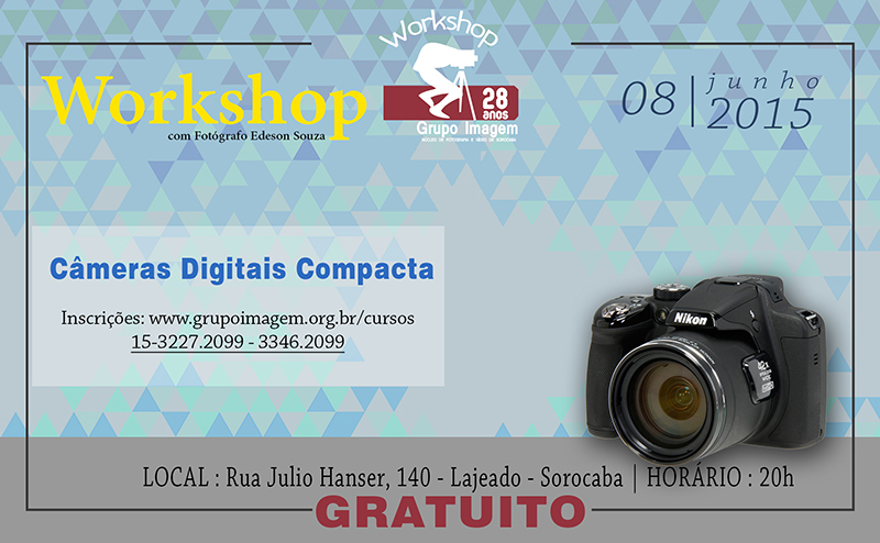 O workshop é gratuito e será realizado no dia 20 de junho, sábado, às 20h, na sede do SMetal