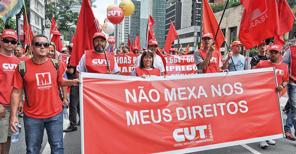 A CUT é uma das grandes protagonistas na luta contra a terceirização. (Foto: Divulgação)