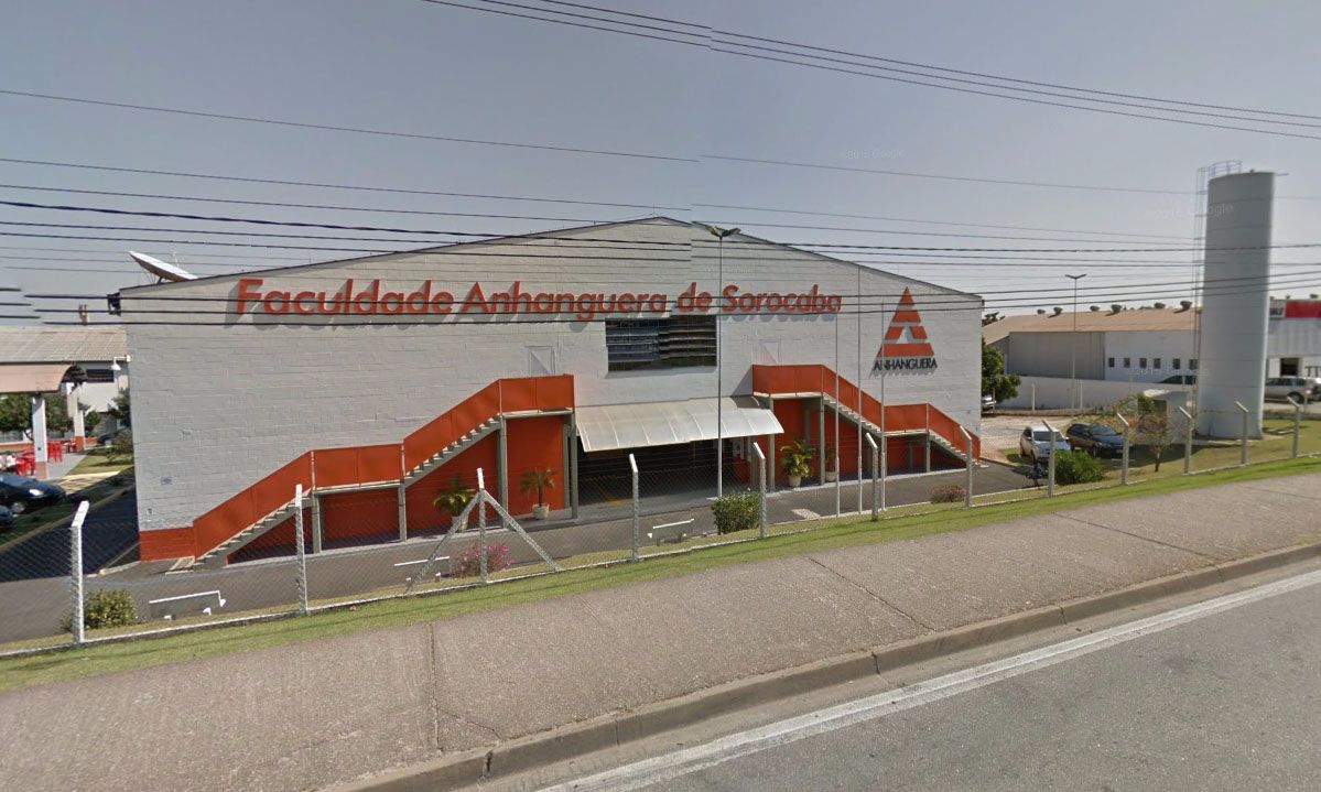 A Anhanguera Educacional fica na Avenida Armando Pannunzio, nº 1468, Jardim Vera Cruz, em Sorocaba (foto: Google)