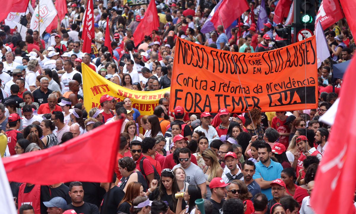 O ato na avenida Paulista, em São Paulo, contou com mais de 250 mil pessoas