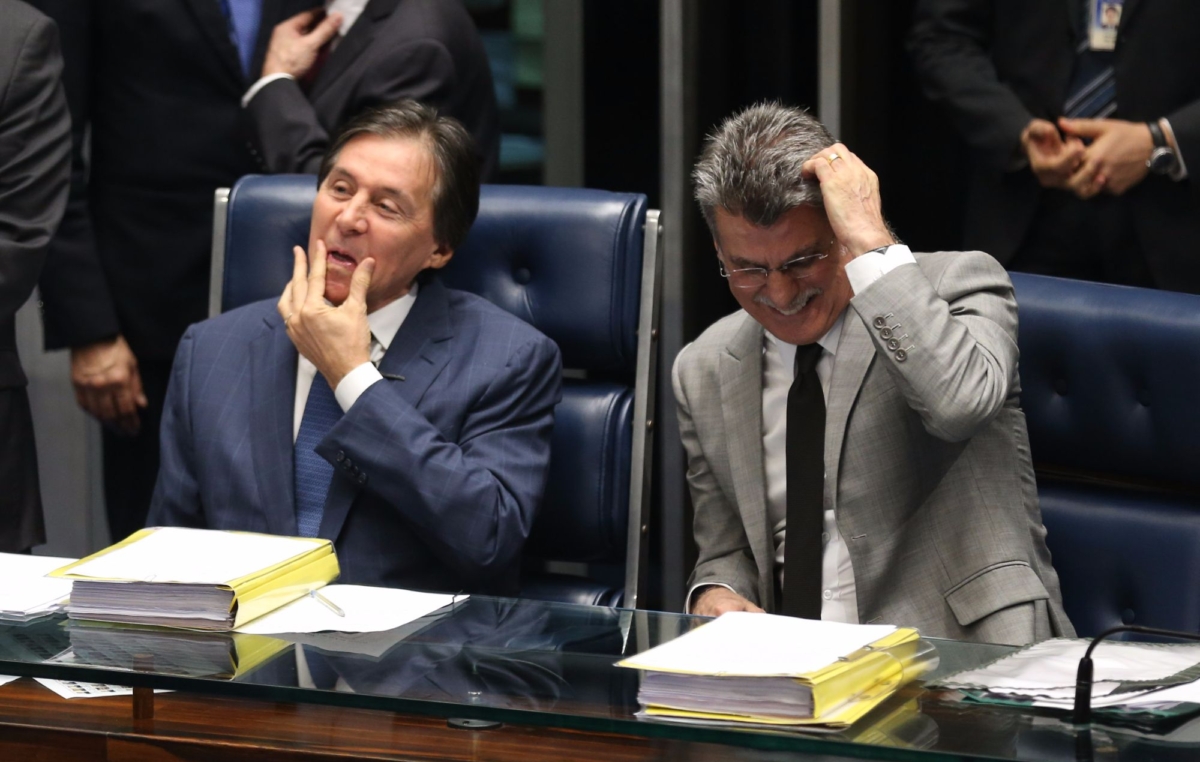 Eunício Oliveira (PMDB-CE), presidente do Senado, e Romero Jucá (PMDB-RR), líder do governo, querem votar a reforma antes do recesso parlamentar, na próxima semana