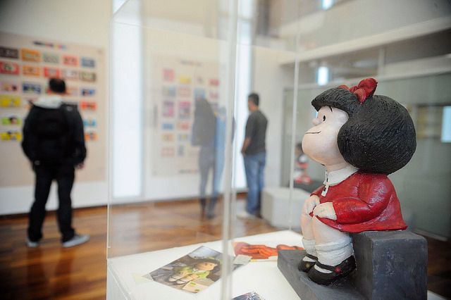 Exposição da Mafalda no Rio de Janeiro, em 2015.