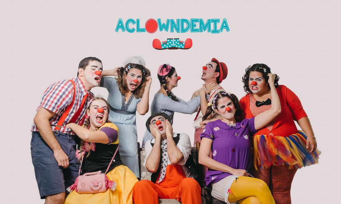 O projeto cultural Aclowndemia foi idealizado pelos atores e professores Samir Jaime e Bruna Walleska, com o patrocínio da Linc/2017