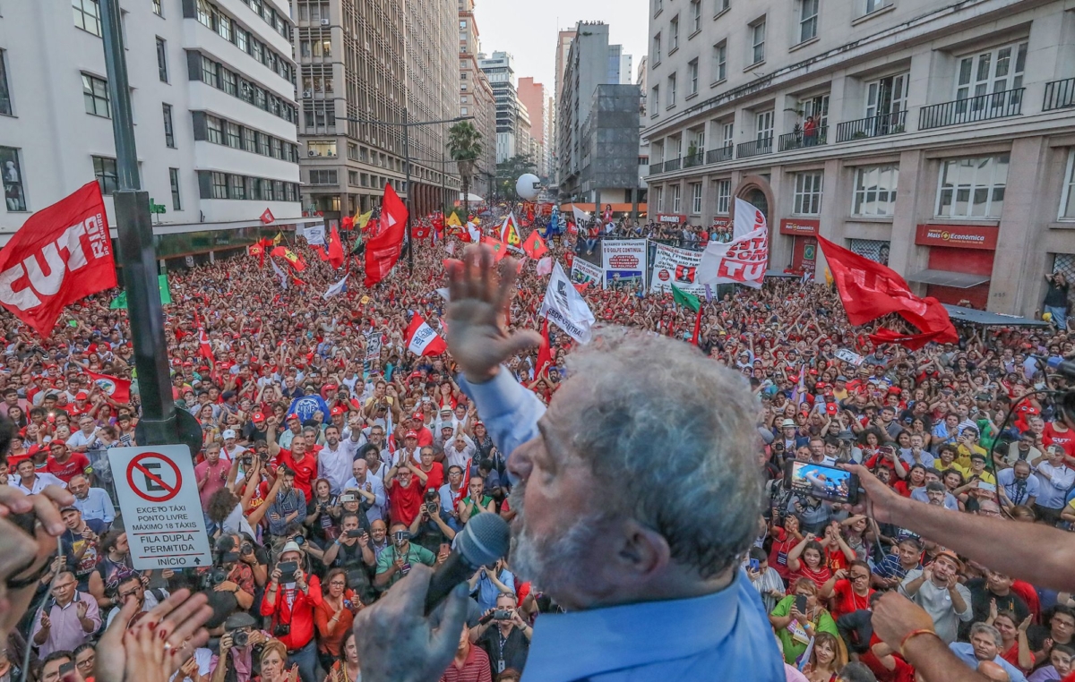 Em ato no dia 23, em Portal Alegre, Lula agradece a solidariedade do povo brasileiro