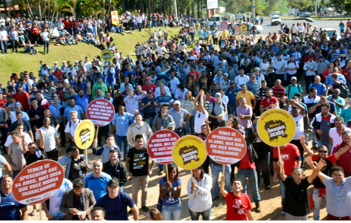 O SMetal vai às ruas para defender os direitos dos trabalhadores. Contra a reforma trabalhista, o SMetal conquistou a cláusula de salvaguarda