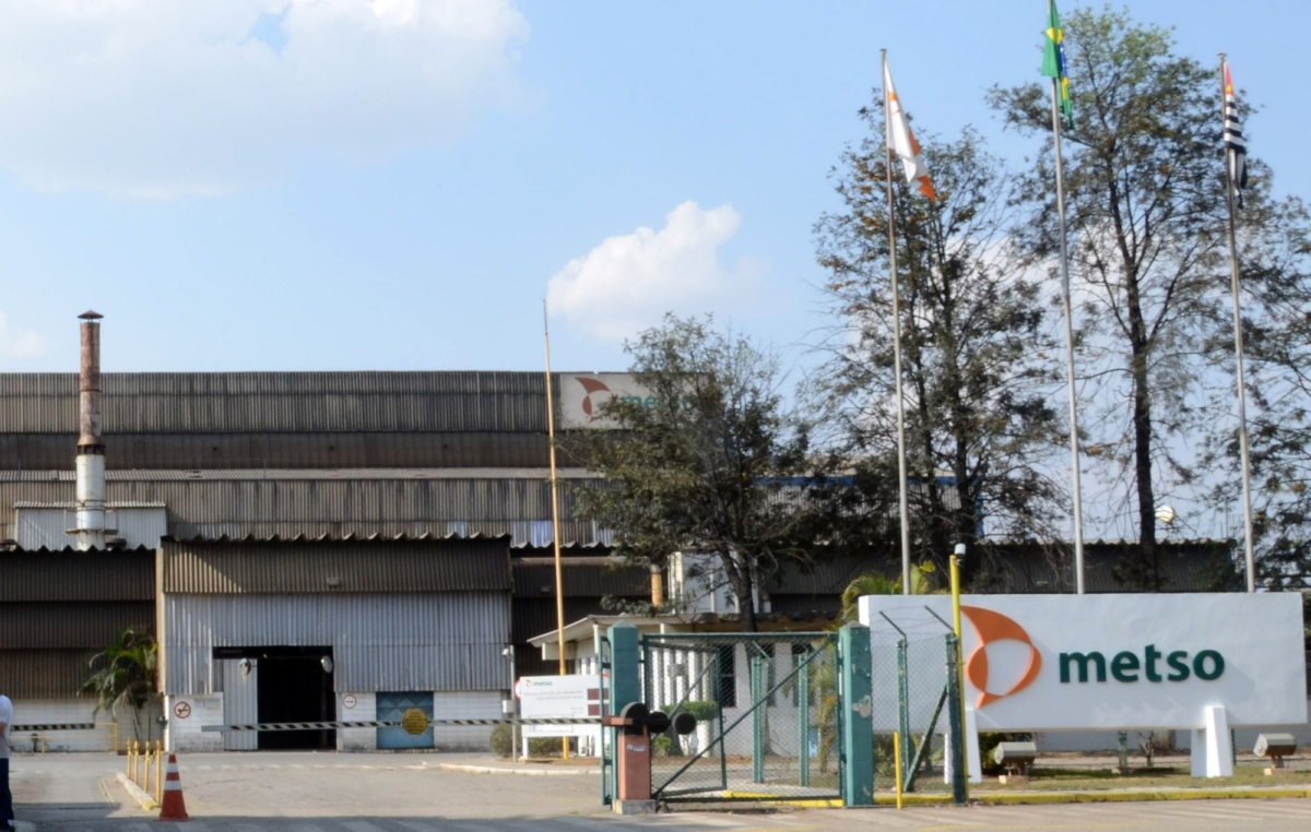 A Metso fundição fica no bairro Iporanga, próxima ao Parque Vitória Régia