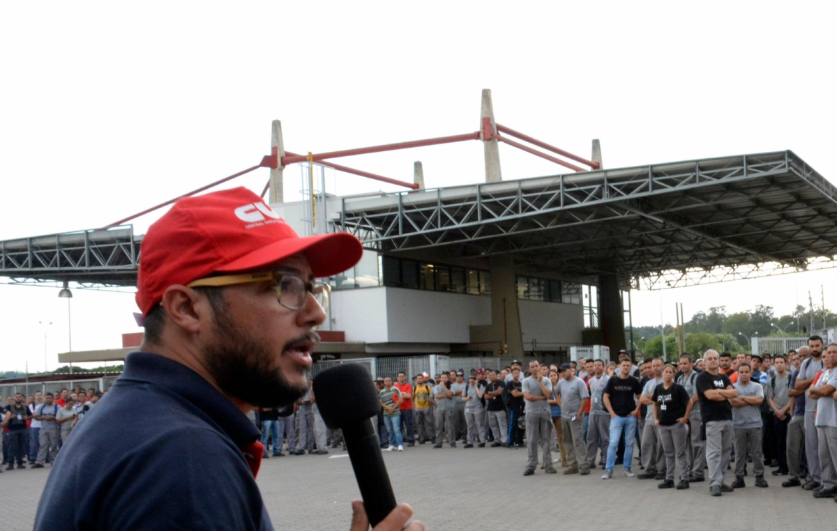 O secretário de administração e finanças do SMetal, Tiago Almeida do Nascimento é graduado em Serviço Social e é presidente do Banco de Alimentos de Sorocaba (BAS)