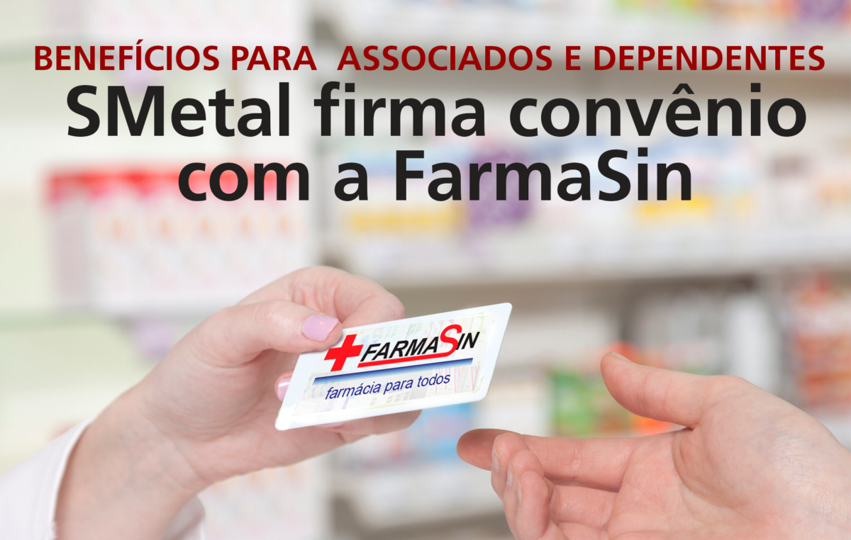 Para ter a carteirinha da farmácia, basta o associado aderir ao plano na sede do SMetal