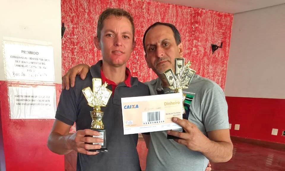 Além de troféu a dupla Campeã do GK108, José Waltemir e Luiz Fernando, levou R$ 150