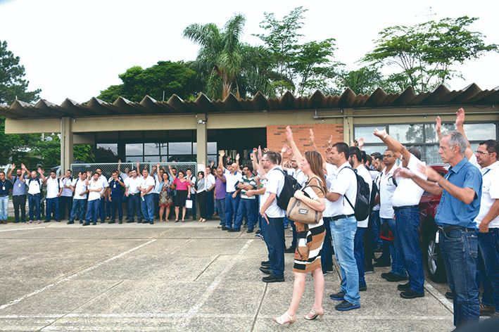 Na Heller, em Sorocaba, a assembleia para aprovação da proposta do calendário de folgas aconteceu dia 20 de fevereiro 