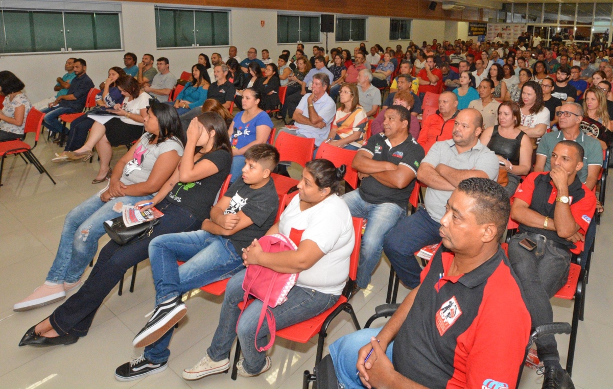 O público foi formado por trabalhadores de diversos segmentos