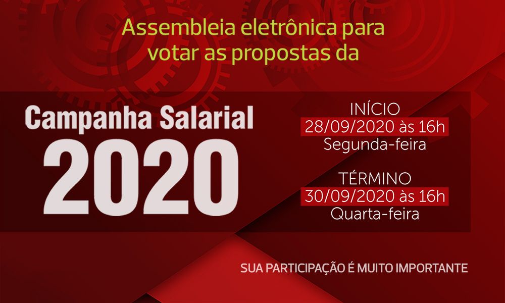 Sua participação é muito importante!