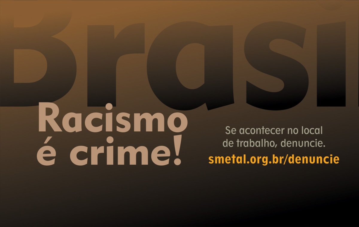 Racismo é crime - Denuncie!
