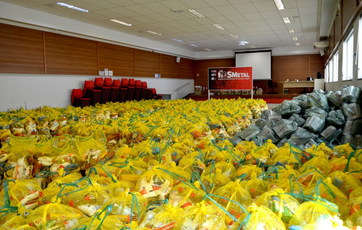 1.100 cestas foram doadas para famílias em situação de vulnerabilidade social em Sorocaba e região