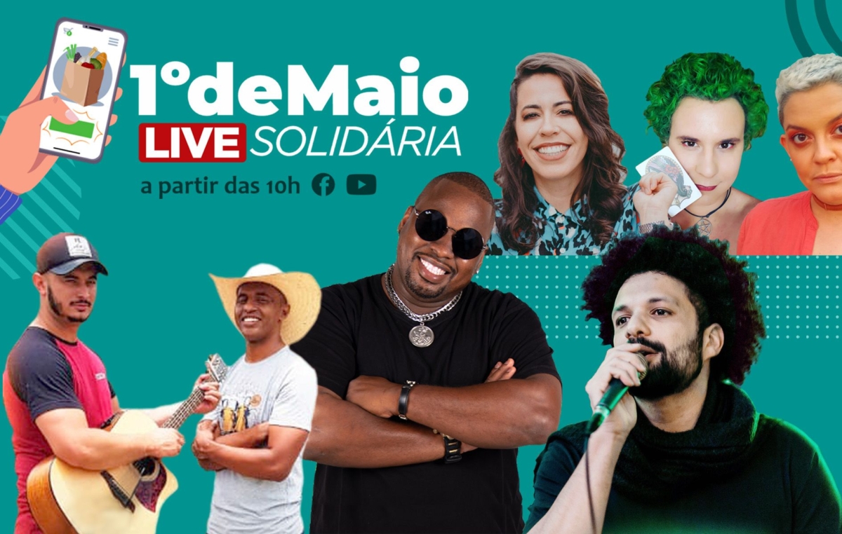 A Live Solidária começa às 10h e será transmitida pelo Facebook e Youtube do SMetal