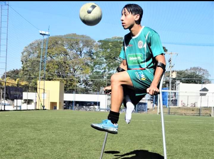 Pedro Henrique é uma jovem promessa no futebol de amputados