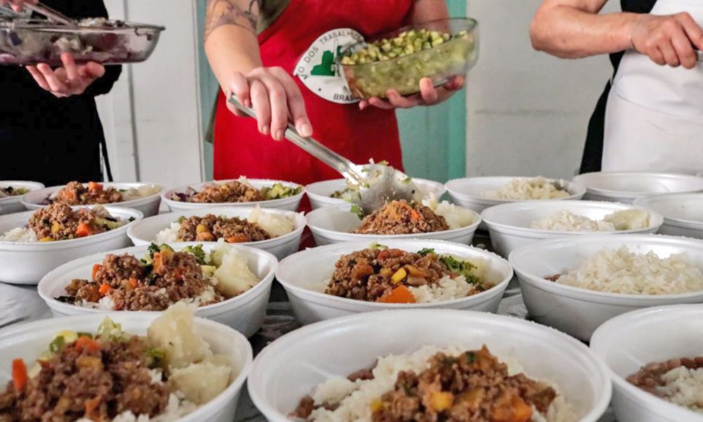 Esperança é comida no prato