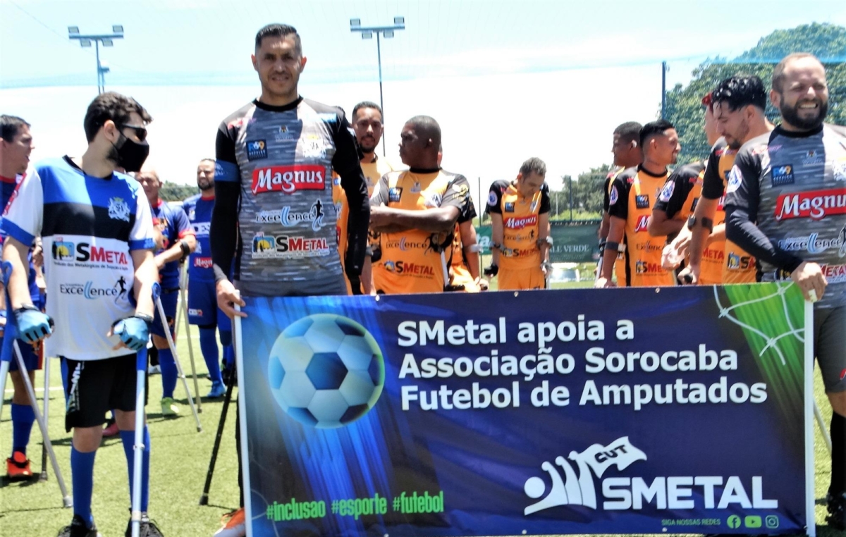 Dentro do conceito de Sindicato Cidadão, SMetal é um dos parceiros da ASFA; pela inclusão e fortalecimento da modalidade do futebol de amputadosem Sorocaba