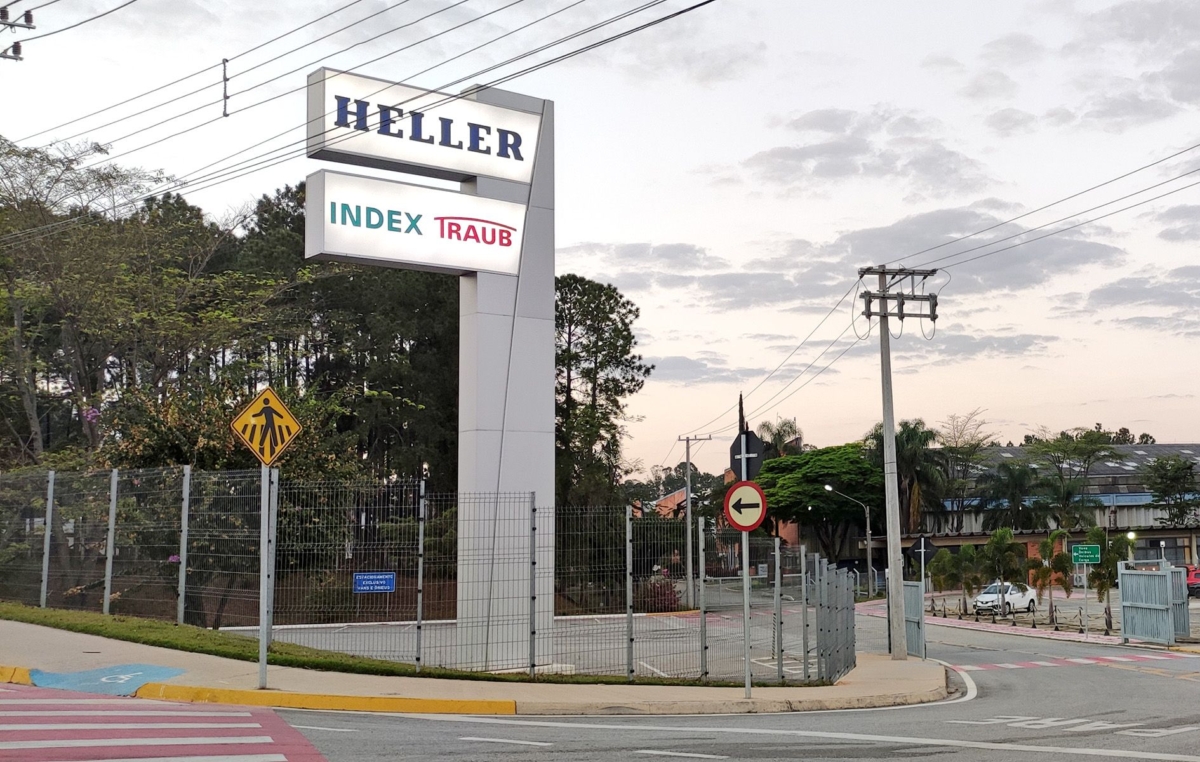 A Heller fica no bairro Aparecidinha, tem cerca de 190 trabalhadores e fabrica equipamentos e máquinas de alta tecnologia