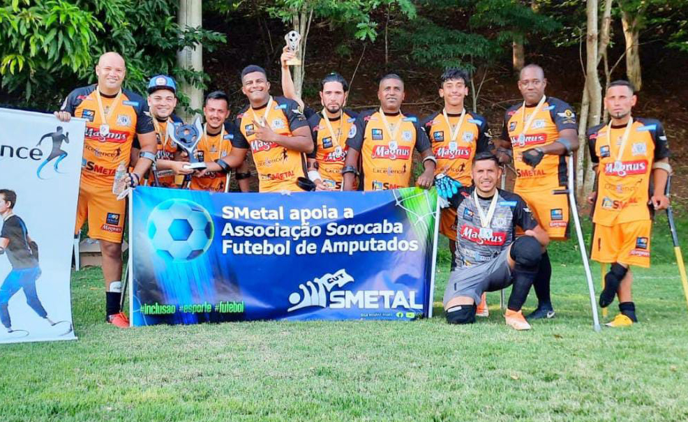 SMetal é um dos parceiros da ASFA e da equipe Sorocaba Futebol de Amputados