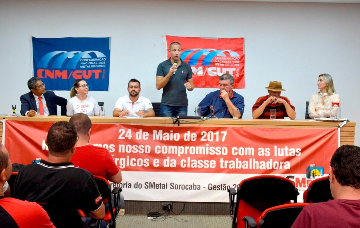 Leandro iniciou a militância em 2007 e assumiu a presidência do SMetal em 2017