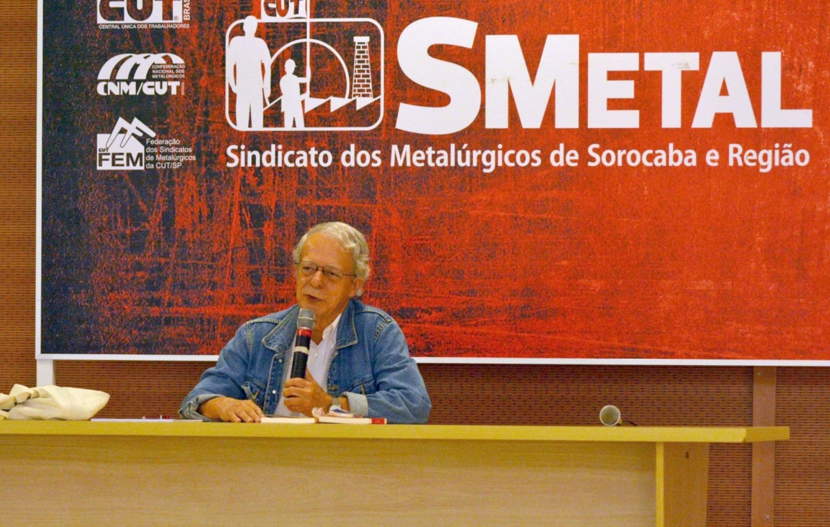 Frei Betto já esteve no SMetal em outras ocasiões falando sobre literatura, democracia e lutas sociais