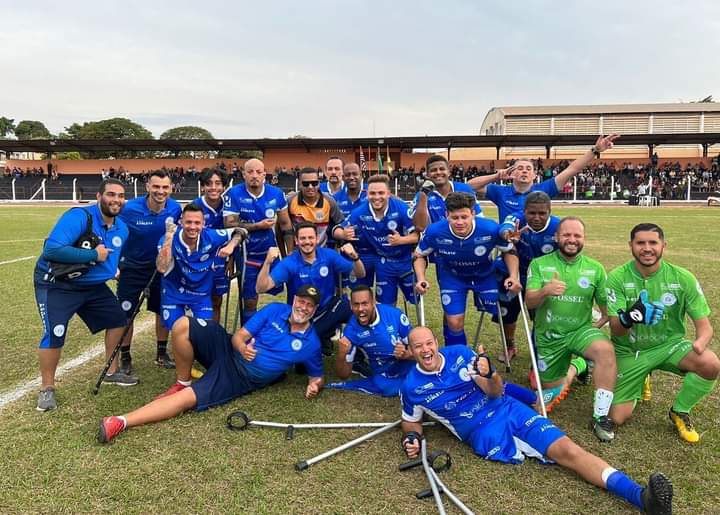 Equipe ficou com o terceiro lugar na classificação geral do Campeonato Paulista de Futebol de Amputados