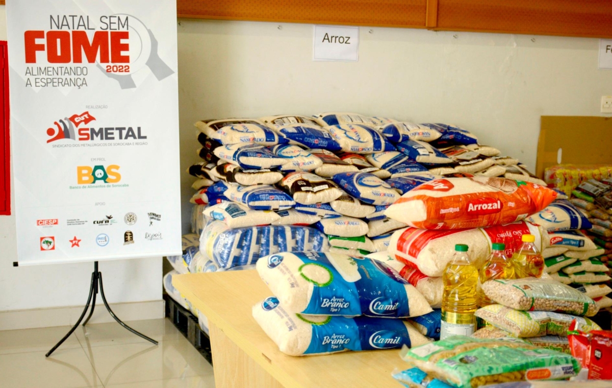 Doações serão transformadas em cestas básicas e destinadas para famílias carentes de Sorocaba e região 