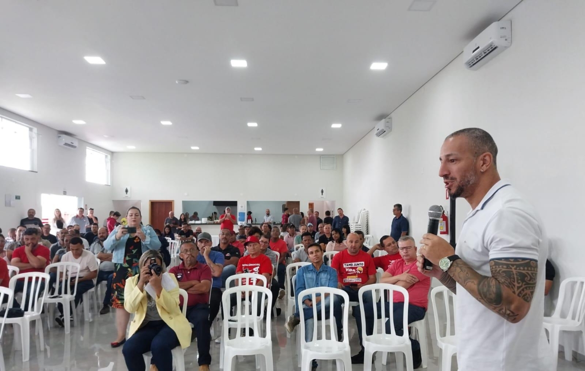 Leandro Soares, presidente do SMetal, destacou a importância do encontro 